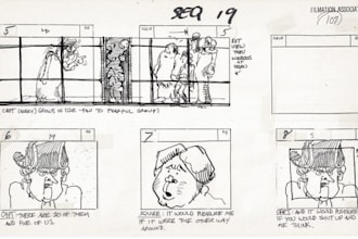 draw  storyboard for film animation, video project and ads