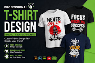 design custom streetwear tshirt and graphic art