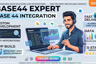be your base44 expert for custom development and base 44 integration