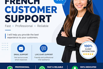 provide professional french customer support