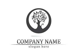 design awesome vintage tree logo