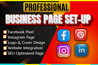 optimize and revamp instagram page setup, facebook page to grow organically