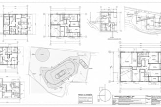 draw UK planning permission, building regulation and structural drawings