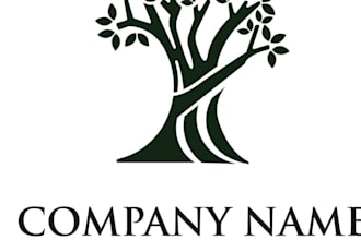 design professional tree business logo