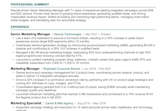 write a professional resume and cover letter