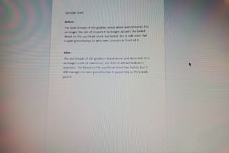 proofread and edit your writing for grammar and  clarity