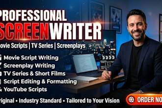 your screenwriter, children scriptwriter, screenplay writer, movie tv scripts,