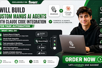 build custom manus ai agents with claude code integration for task automation