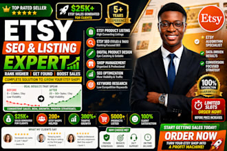 do etsy product listing etsy SEO and digital product design