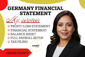 do your germany tax, financial statement and solution certified tax advisor
