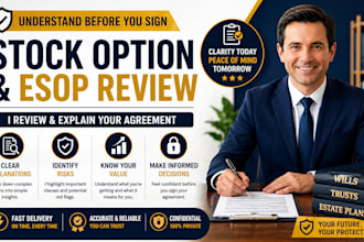 review and explain your stock option agreement esop plan