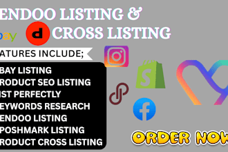 list and cross list product in vendoo list perfectly flyp in any platform