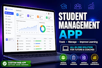 build a student management and learning tracking web app for tutors