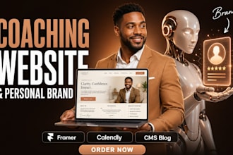 create framer website for coaches, consultants, personal brand and portfolio