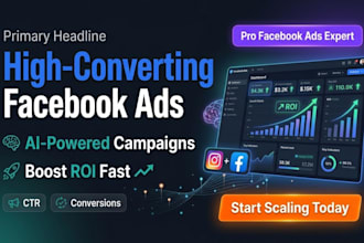 run high converting campaigns as your facebook ads specialist