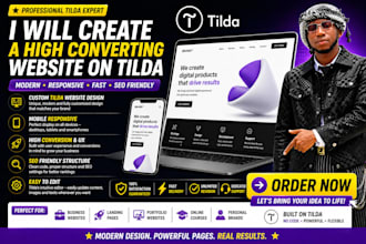 create a professional tilda website for your business