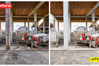professionally retouch your real estate or commercial photos