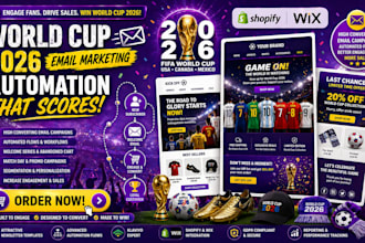 create world cup 2026 email marketing automation newsletter football campaign
