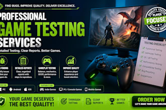 test new game tester video game qa usability beta testing