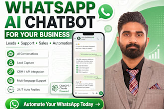 build a whatsapp ai chatbot with n8n automation and CRM integration