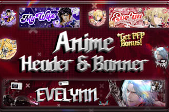 make your header and banner for anime or your oc