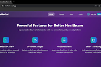 design and develop a modern responsive static website