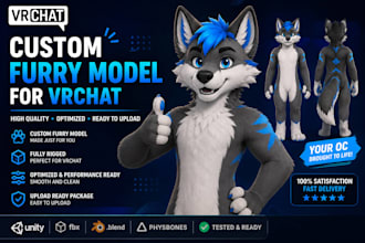 create a custom vrchat avatar, vrc avatar 3d character rigging for quest