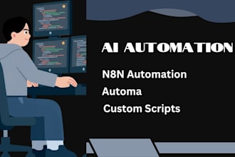 build custom ai automation, n8n workflows, web scraping