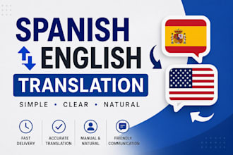 translate simple spanish to english texts clearly