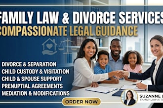 provide support in family law cases