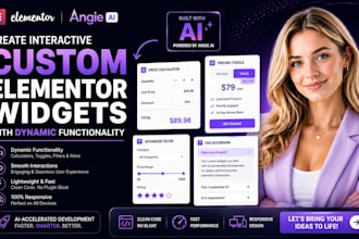 create interactive custom elementor widgets with dynamic functionality angie ai