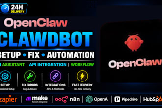 setup install openclaw clawdbot automation fix open claw openclaw ai assistant