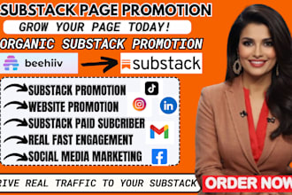 do organic substack promotion, substack newsletter, to boost, peptide marketing