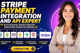 fix or integrate stripe API, klarna, afterpay, paypal, wordpress API, supabase