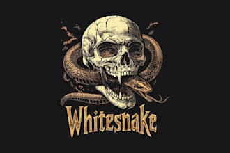 design high quality snake mascot logo with free source file