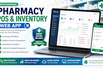 build a custom inventory and pos management web app