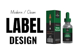 design peptide vial label, spray label and medicine packaging, supplement label