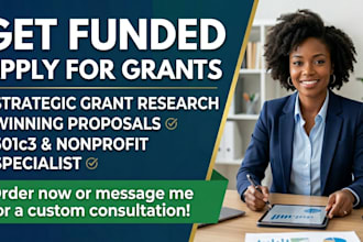 do nonprofit grant writing and research to help you apply for grants