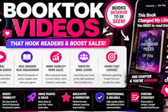 promote your tik tok video booktok video creation book promotions and tiktok ads