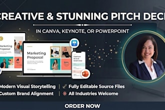 design a winning investor pitch deck in canva keynote or powerpoint