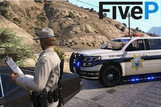 develop fivepd,ispdfr and nopixel insipred police rp server for fivem