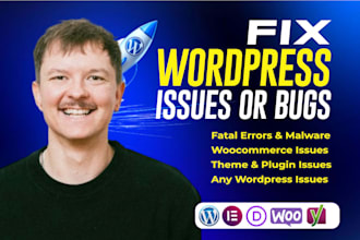fix wordpress issues, fix wordpress errors, wordpress bug fix wordpress website
