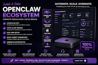 install openclaw bot open claw hermes mac mini multi agent dashboard obsidian