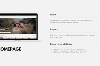 audit your shopify store and increase conversions