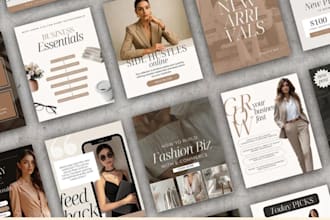 create 10 editable instagram post templates