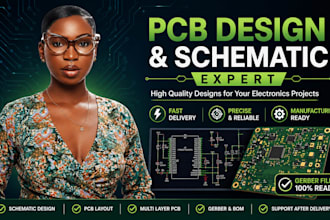 design custom pcb layouts and schematics in kicad  easyeda, esp32 and arduino