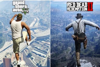 mod red dead redemption 2, gta 5, cyberpunk, and skyrim with custom assets