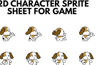 design custom 2d sprite sheets, oc pixel art and game characters