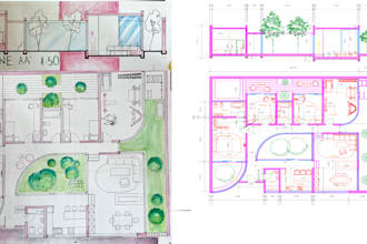 manually convert your PDF, sketch, or image to autocad dwg