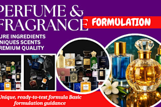 formulate perfume, fragrance oil blend, cologne, attar and unique scent profiles